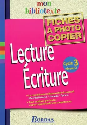 Couverture du produit · LECTURE ECRITURE CYC3 NIV2 REP