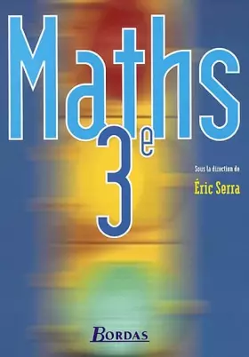 Couverture du produit · Maths, 3e