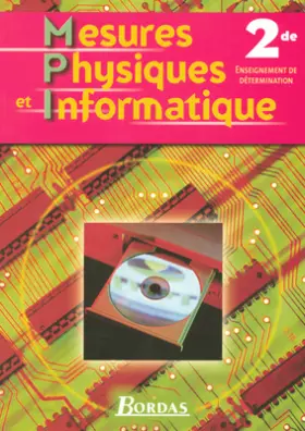 Couverture du produit · Mesures physiques et informatique, 2de - Enseignement de détermination