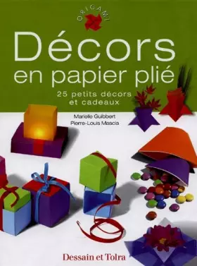 Couverture du produit · Décors en papier plié