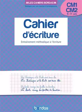 Couverture du produit · Cahier d'écriture CM1 / CM2