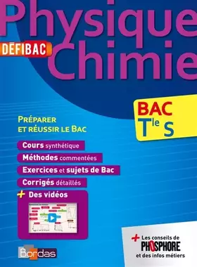 Couverture du produit · DéfiBac Cours/Méthodes/Exos Physique/Chimie Terminale S
