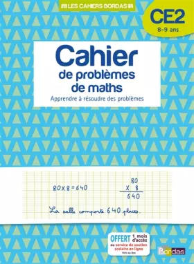 Couverture du produit · Cahier de problèmes de maths CE2