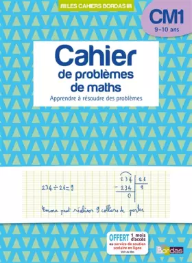 Couverture du produit · Cahier de problèmes de maths CM1