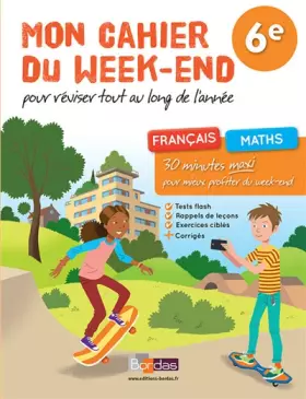Couverture du produit · Mon cahier du week-end 6e
