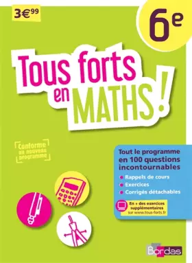Couverture du produit · Tous forts en Maths 6e - Nouveau programme 2016
