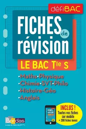 Couverture du produit · DéfiBac compilation Fiches de Révision TS