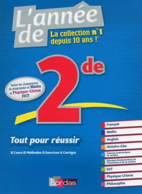 Couverture du produit · L'Année de seconde (2de) - Toutes les matières