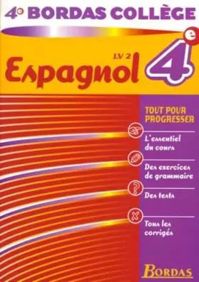 Couverture du produit · B. COLL. ESPAGNOL 4E LV2 (Ancienne Edition)