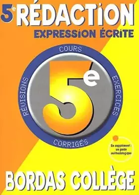 Couverture du produit · B.COLL. EXPR.ECRIT/REDACT. 5E NP (Ancienne Edition)