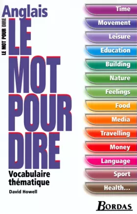 Couverture du produit · Le Mot pour dire Anglais