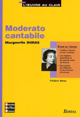 Couverture du produit · L'oeuvre au clair : Moderato cantabile
