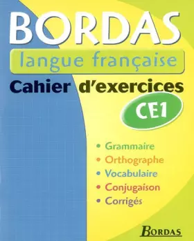 Couverture du produit · BLF - CAHIER D'EXERCICES CE1 (Ancienne Edition)