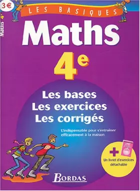 Couverture du produit · LES BASIQUES - MATHS 4E    (Ancienne Edition)