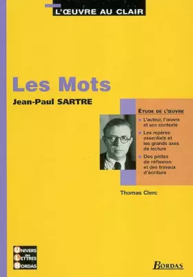 Couverture du produit · Les mots (L'oeuvre au clair)