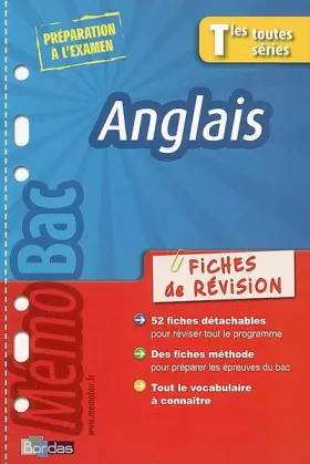 Couverture du produit · MEMOBAC REVISION ANGLAIS TERM