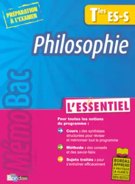 Couverture du produit · MEMOBAC ESSENTIEL PHILO TERM