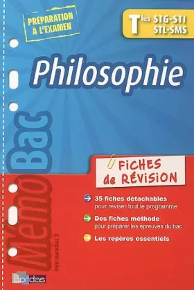 Couverture du produit · MEMOBAC REVISION PHILO TER STG