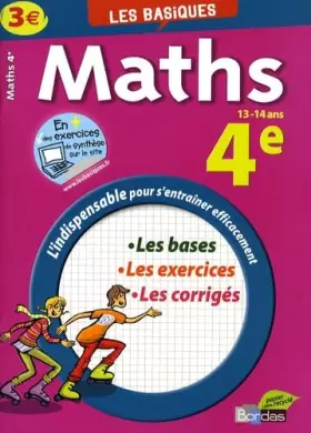 Couverture du produit · Maths 4e