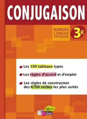 Couverture du produit · Bordas langue française • Conjugaison