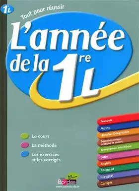 Couverture du produit · L'année de la 1e L