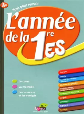 Couverture du produit · L'année de la 1e ES