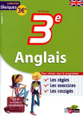 Couverture du produit · Anglais 3e