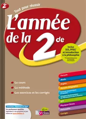Couverture du produit · ANNEE DE LA 2DE
