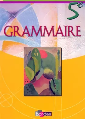 Couverture du produit · Grammaire, 5e
