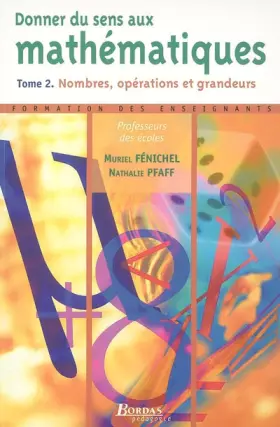 Couverture du produit · Nombres, opérations et grandeurs