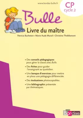Couverture du produit · Bulle CP • Livre du maître