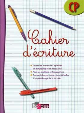 Couverture du produit · Cahier d'écriture CP