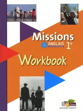 Couverture du produit · Anglais 1e Missions : Workbook, nouveau programme