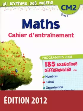 Couverture du produit · Au rythme des maths CM2 • Cahier d'exercices