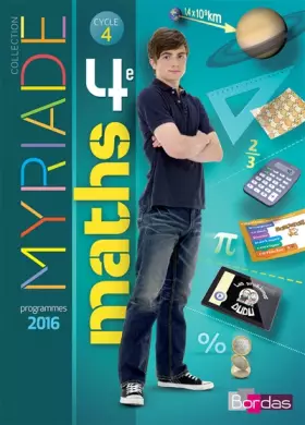 Couverture du produit · Myriade 4e - Manuel de l'élève - Grand format - Nouveau programme 2016