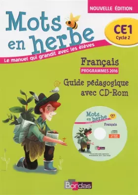 Couverture du produit · Mots en herbe CE1