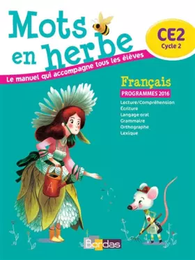 Couverture du produit · Mots en herbe CE2