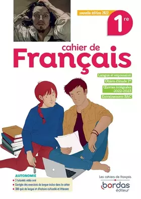 Couverture du produit · Cahier de français 1re