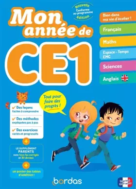 Couverture du produit · Mon année de CE1