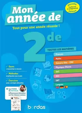 Couverture du produit · Mon Année de 2de