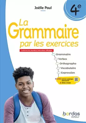 Couverture du produit · La Grammaire par les exercices 4e