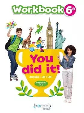 Couverture du produit · You did it! 6e