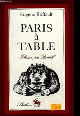 Couverture du produit · Paris à table