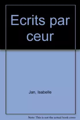 Couverture du produit · Écrits par coeur
