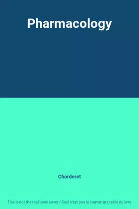 Couverture du produit · Pharmacology