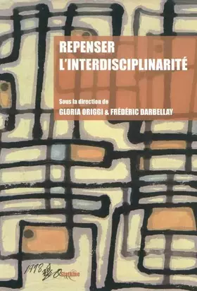 Couverture du produit · Repenser l'Interdisciplinarité