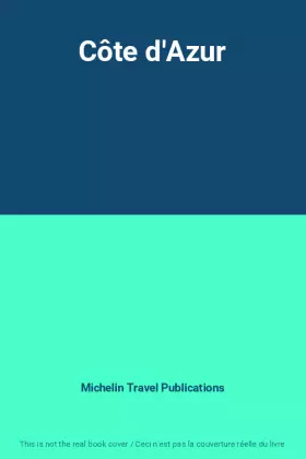 Couverture du produit · Côte d'Azur