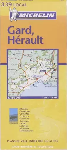 Couverture du produit · Carte routière : Gard - Hérault, N° 11339