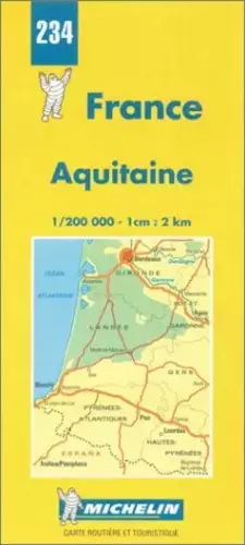 Couverture du produit · Carte routière : Aquitaine, N° 234