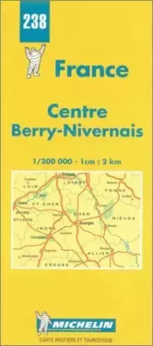 Couverture du produit · Carte routière : Centre, N° 238